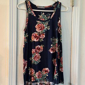 Loveappella Swing Floral Tank